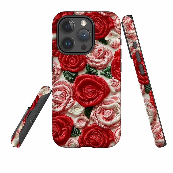 Stylish Pattern iPhone Case - Light Roses