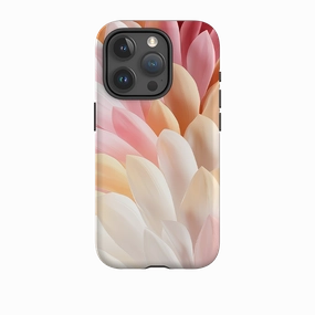 iPhone Tough Case -Petal Floral Luxury Edge Texture