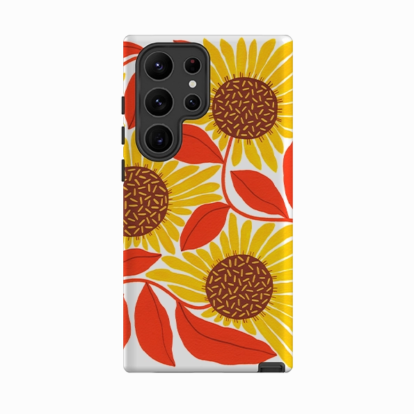 Samsung Tough Case - Sunflower By Madalina Andronic Light Protection