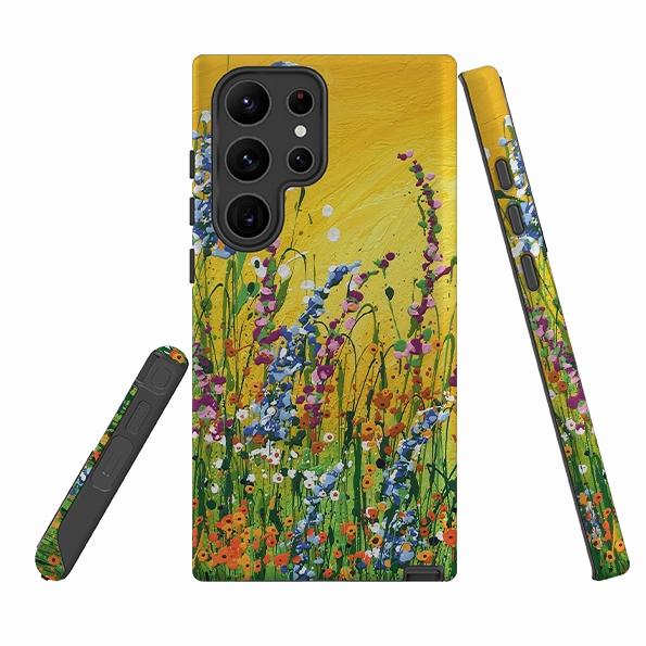 Soft Edge Texture Affordable option Samsung Tough Case - Summer Paradise By Linda Calvert Jacobson