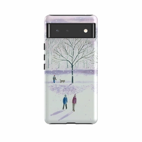 Google Tough Case -  Xmas Park By Mary Stubberfield Rugged Build Texture