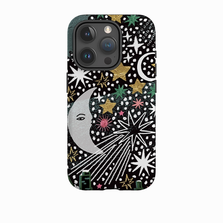 Minimal Touch Elegant Build iPhone Tough Case - Night Before Xmas III By Emma Frances Grant