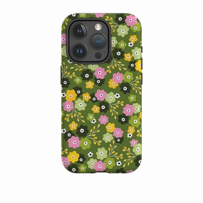 iPhone Tough Case - Cherry Blossom II By Ali Brookes Smooth Layer Texture Shock Absorber