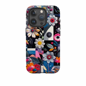 iPhone Tough Case - Summer Petal Garden Hybrid Material Build Modern Function