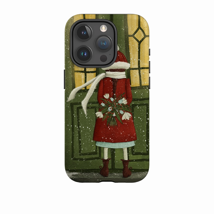 iPhone Tough Case - Winter Flowers By Maja Lindberg Office Accessory