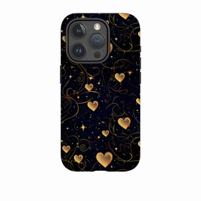 Sleek Build Matte Pattern iPhone Case - Cosmic Love