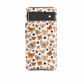 Smooth Coating Google Tough Case -  Butterfly Patterns By Lee Foster Wilson