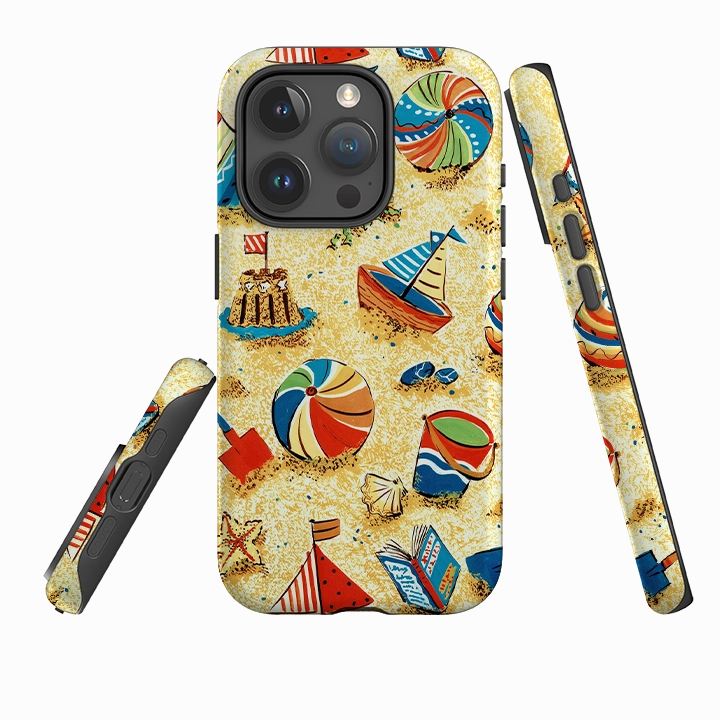 iPhone Tough Case - Beach Things By Sarah Campbell Fashionable Texture
