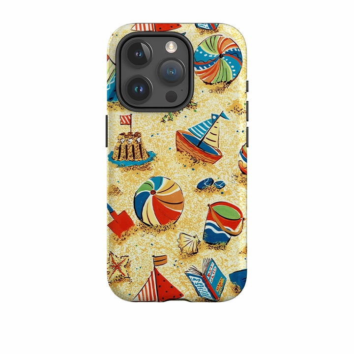iPhone Tough Case - Beach Things By Sarah Campbell Hard Shell