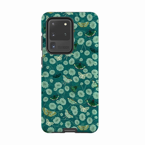 Smooth Finish Touch Samsung Tough Case - Small Moths 2 By Katherine Quinn