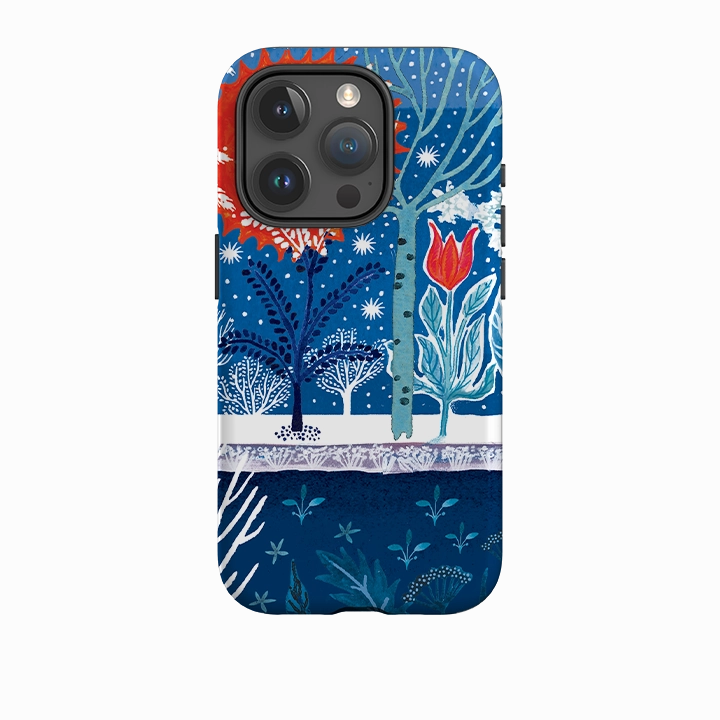 iPhone Tough Case - Winter Sun II By Emma Frances Grant Minimal Form Elegant Look