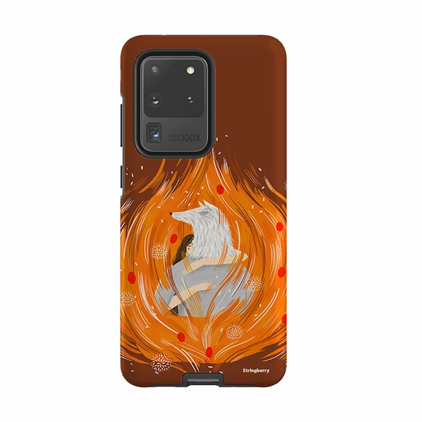 Samsung Tough Case - Fire Of Us By Madalina Andronic Hybrid Texture Layer