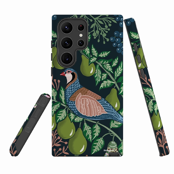 Sleek Finish Samsung Tough Case - Partridge In Pear Tree By Kate Heiss
