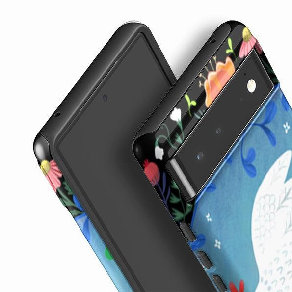 Stylish Touch Classic Grip Google Tough Case -  Peacebird By Mia Underwood