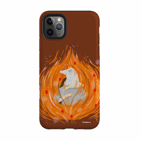Fashion Look iPhone Tough Case - Fire Of Us By Madalina Andronic