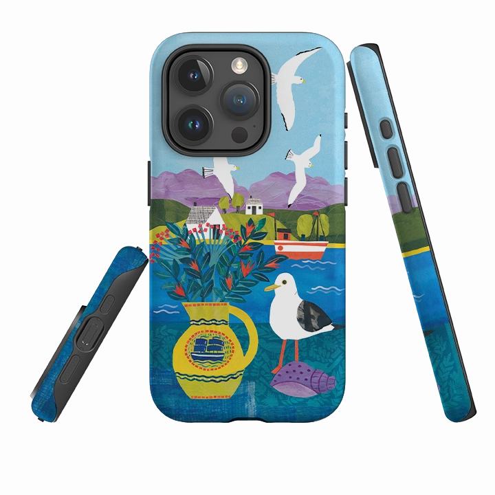 Matte Build iPhone Case - Seagulls By Tracey English
