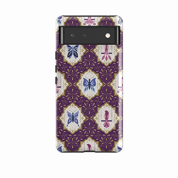 Google Tough Case -  Wingframes Purple By Jenny Zemanek Elegant Touch Matte Shield