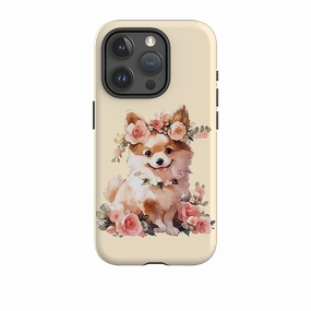 Shockproof Edge 3D Effect iPhone Case - Cute Dog A