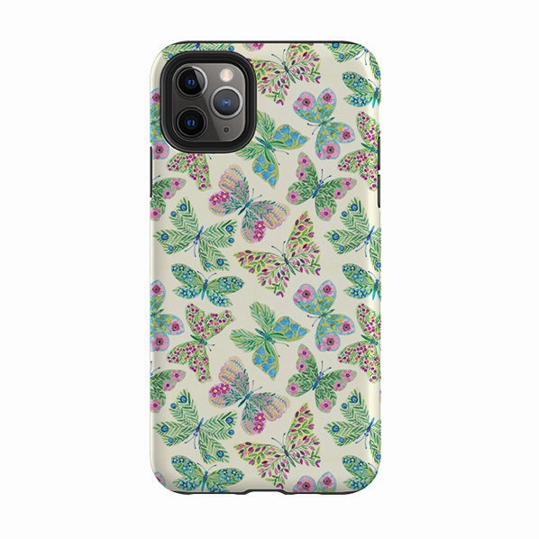 iPhone Tough Case - Pattern D By Elisabeth Haager Clear Frame Colorful option