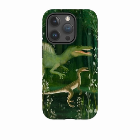 Refined Finish Smooth Fit iPhone Tough Case - Dino Park II By Katherine Quinn