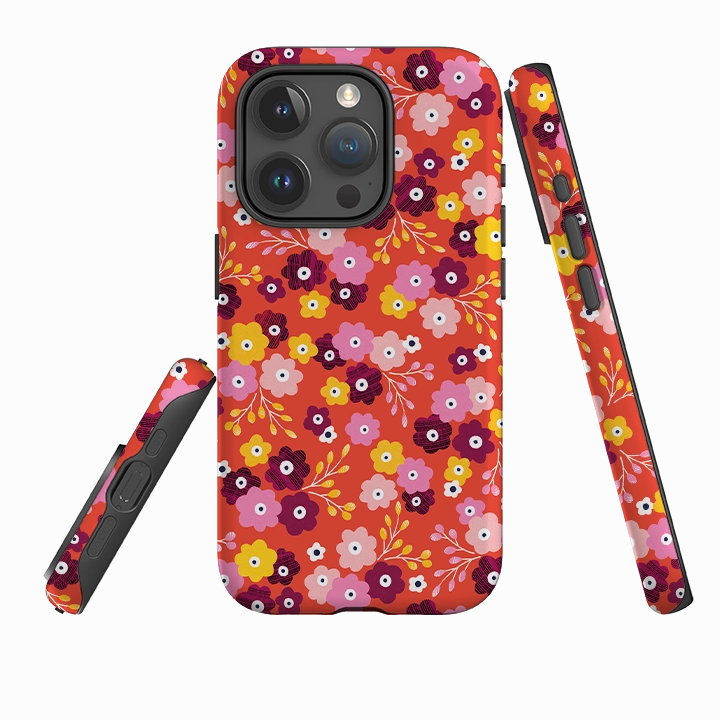 iPhone Tough Case - Cherry Blossom I By Ali Brookes Crystal Finish