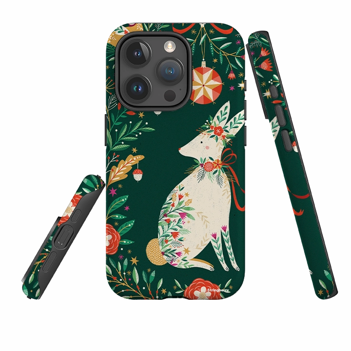 Comfort Texture Sleek Detail iPhone Tough Case - Hare II By Ali Brookes