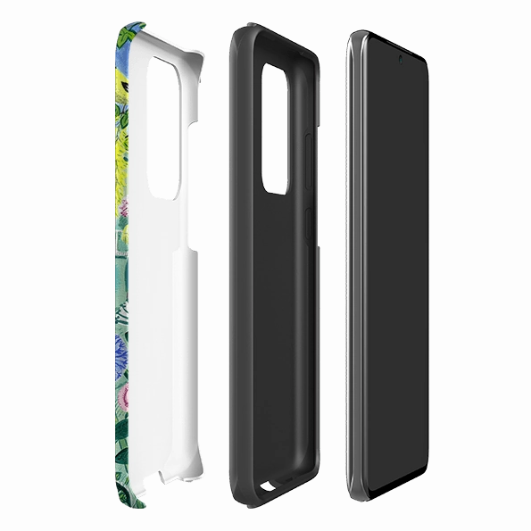 Samsung Tough Case - Village Floral By Mary Stubberfield Outdoor Adventure
