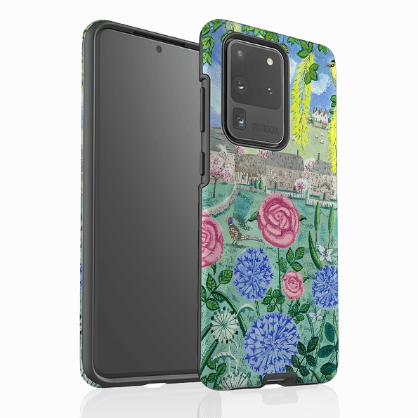 High Durability Samsung Tough Case - Village Floral By Mary Stubberfield