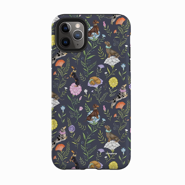 Smart Accessory iPhone Tough Case - Doxy Day Afternoon Slate By Catherine Rowe