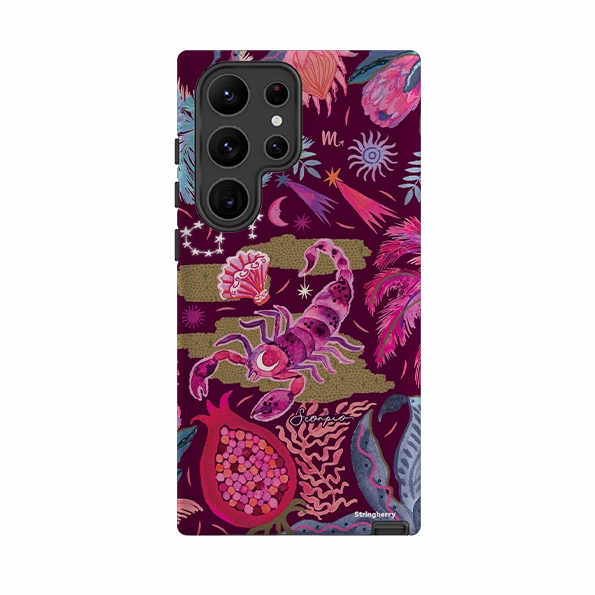 Samsung Tough Case - Scorpio By Emma Frances Grant Impact Guard Clear Finish