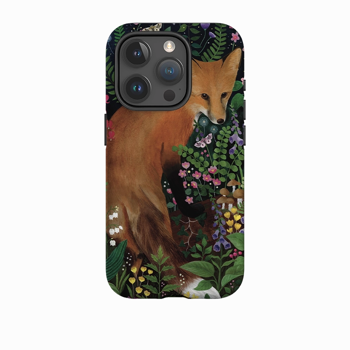 iPhone Tough Case - Fox At Night By Bex Parkin Lightweight Shell