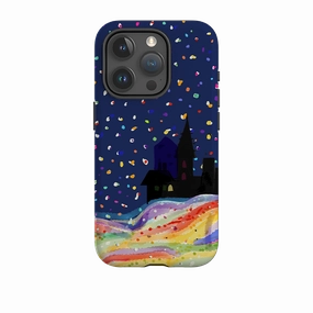 iPhone Tough Case - Rainbow Snow By Sarah Campbell Modern Accessory