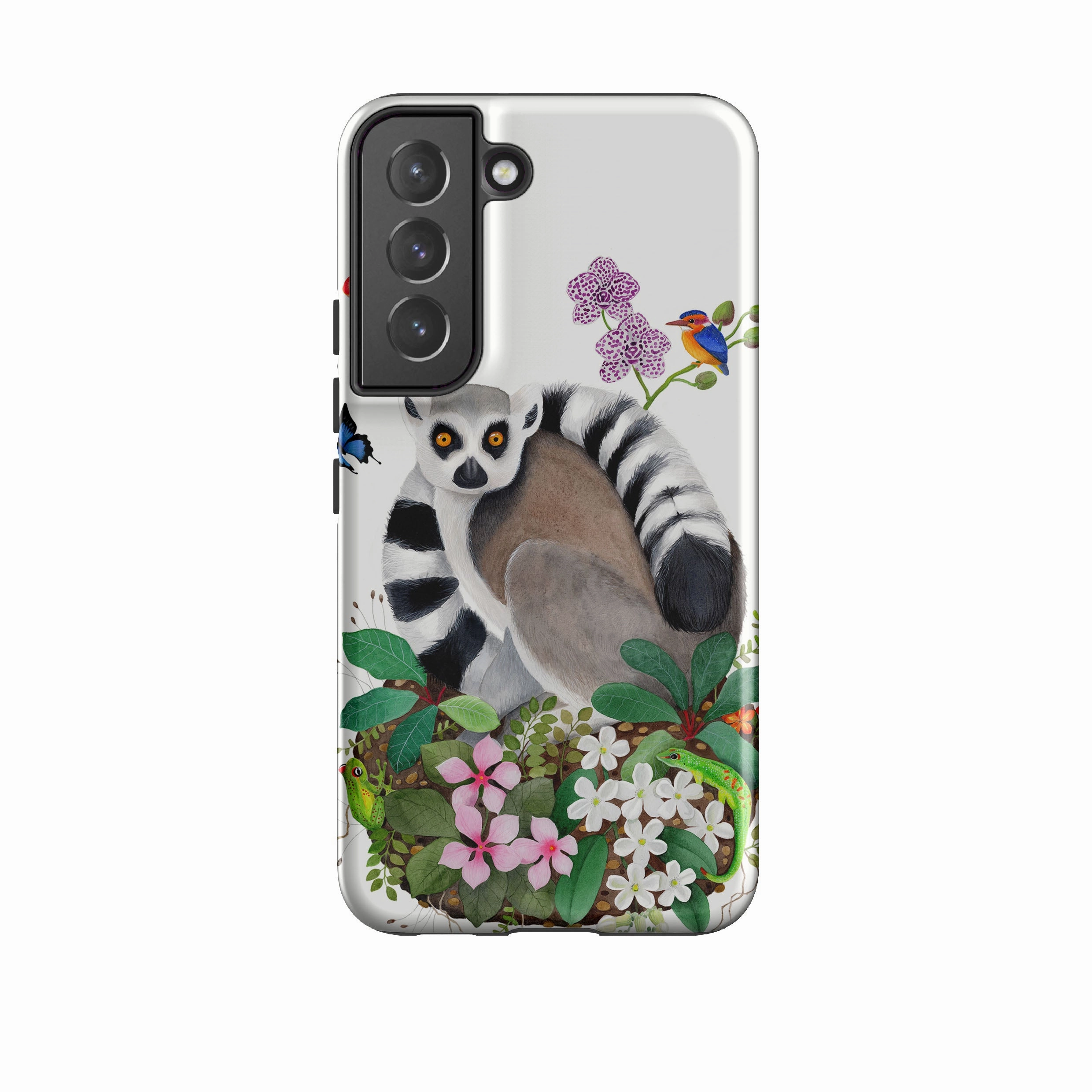 Samsung Tough Case - Madagascar Lemur By Bex Parkin Soft Detail Layer