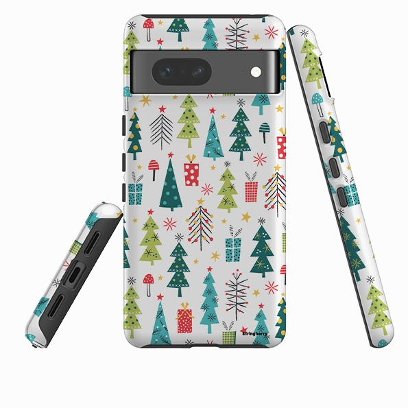 Google Tough Case -  Trees By Ali Brookes Rugged Look