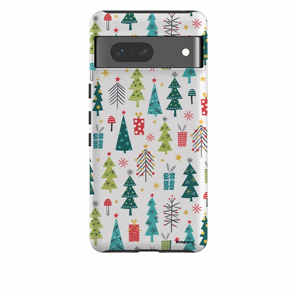 Classic Look Shock Surface Google Tough Case -  Trees By Ali Brookes