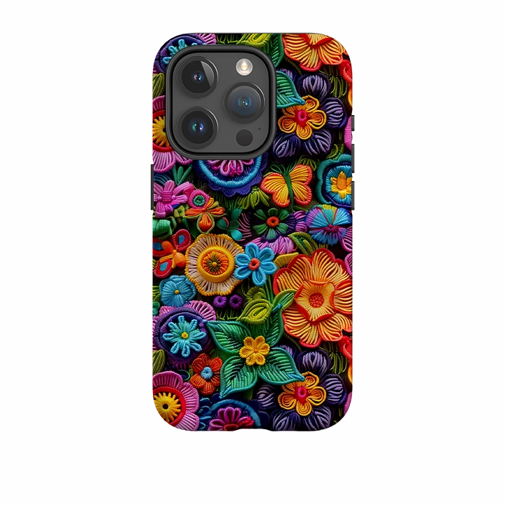 iPhone Case - Wild Summer Flowers II Rugged Feel Soft Edging