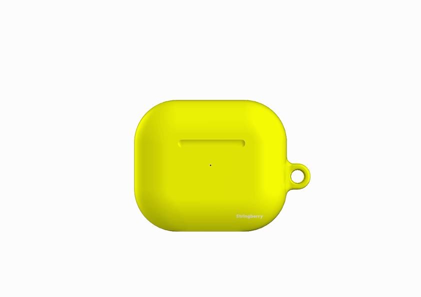 Vancouver Yellow Airpod Case Gen 3 minimalist travel silicone airpods cover