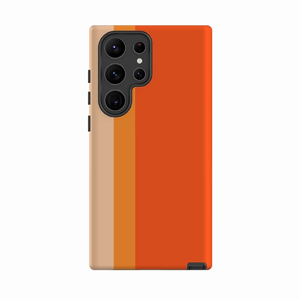 Sleek Grip Durable Texture Samsung Tough  Case - London Chroma Stripe