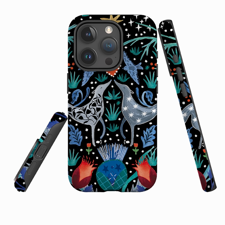 Luxury Texture Design iPhone Tough Case - Winter Walk By Emma Frances Grant