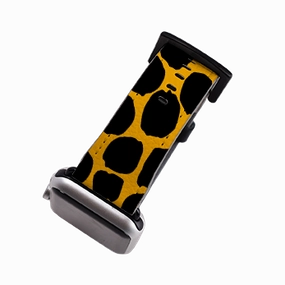 Sporty Rugged Look Yell polka Apple Watch Strap